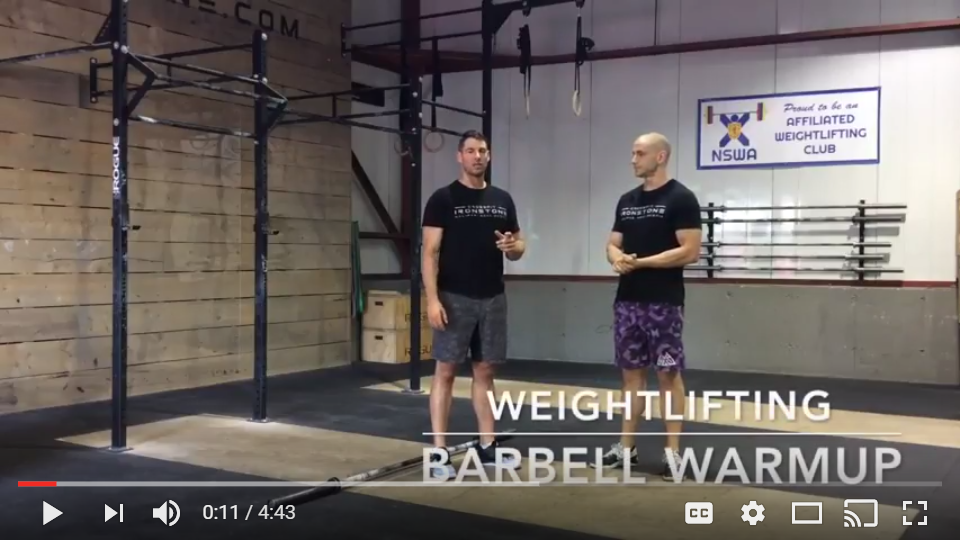 Weightlifting: Quick Barbell Warmup